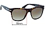 Sunglass Fix Lentes de Repuesto para Prada SPR03R - 55mm Wide 