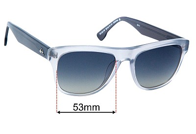 Quiksilver QS Sun Rx 114 Ersatzlinsen 53mm wide 