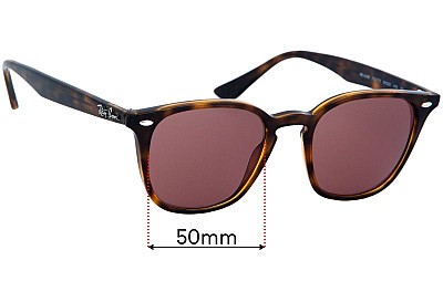 Ray-Ban RB4258 Replacement Lenses 50mm wide 
