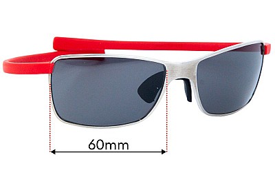 Tag Heuer TH5022  Lentes de Repuesto 60mm wide 