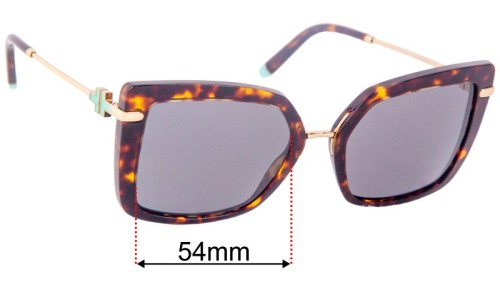 Tiffany & Co TF4185 Lentes de Repuesto 54mm wide 
