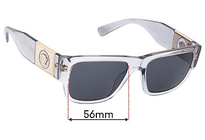 Versace MOD 4406  Replacement Lenses 56mm wide 