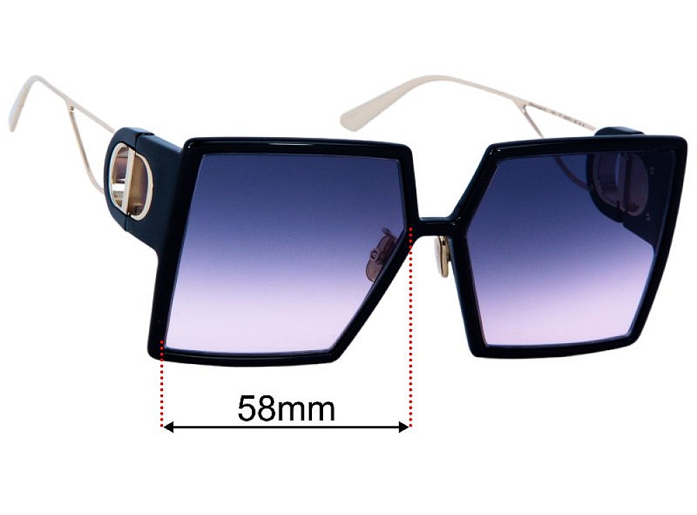 Sunglass Fix Ersatzgläser für Christian Dior 30 Montaigne SU - 58mm Wide Sunglass Fix Ersatzgläser für Christian Dior 30 Montaigne SU - 58mm Wide