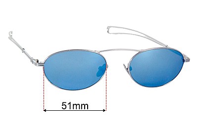 Edel Optics JB 11 Replacement Lenses 51mm wide 