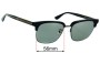 Sunglass Fix Lentes de Repuesto para Gucci GG0382S - 56mm Wide 