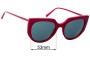 Sunglass Fix Replacement Lenses for Marni ME626S - 53mm Wide 