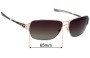 Sunglass Fix Lentes de Repuesto para Oakley Impatient - 65mm Wide 