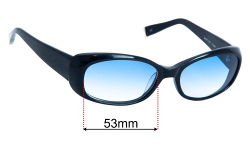 Oliver Peoples Phoebe Replacement Lenses 53mm wide 