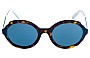 Prada SPR17U Replacement Lenses 53mm wide - Front View 