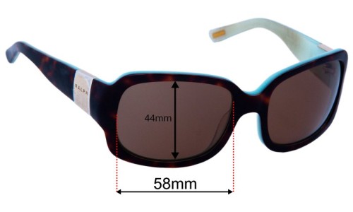 Ralph Lauren (smaller) RA5031 44mm High Lentes de Repuesto 58mm wide 