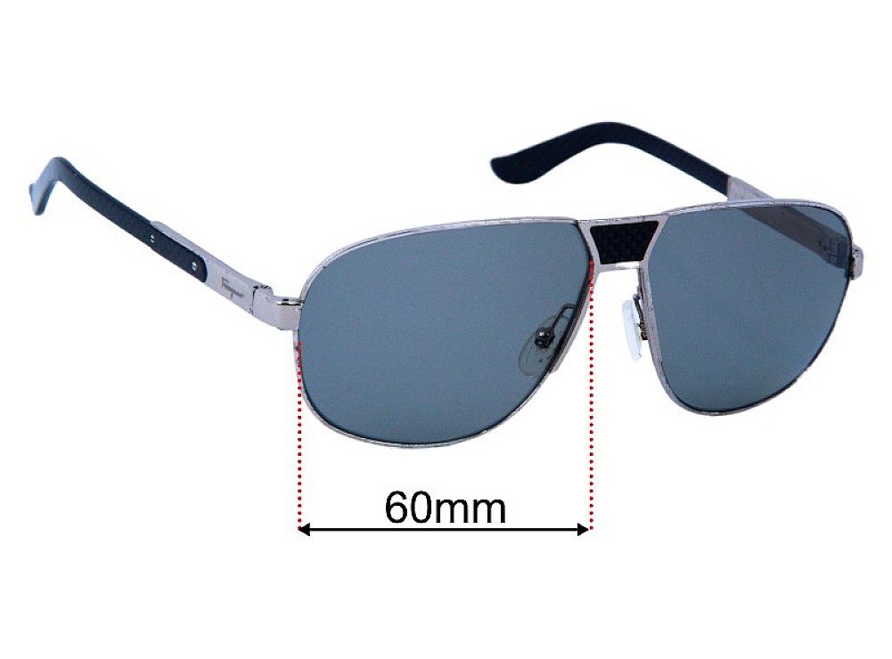 Sunglass Fix Replacement Lenses for Salvatore Ferragamo SF137SP 60mm Sunglass Fix Replacement Lenses for Salvatore Ferragamo SF137SP 60mm