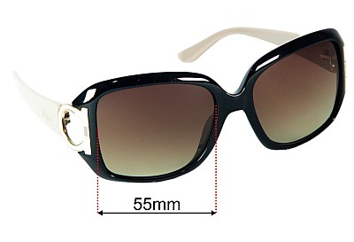 Salvatore Ferragamo SF666S Lentes de Repuesto 55mm wide 