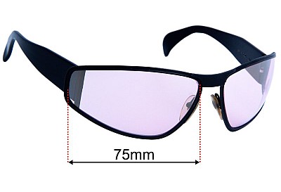 Alain Mikli 3214 Ersatzlinsen 75mm wide 