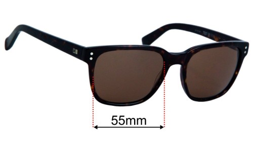 Replacement Lenses for Otis Test of Time X - 53mm Wide 
