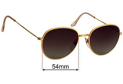 Calvin Klein CK107 Replacement Lenses 54mm wide 