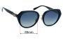 Sunglass Fix Lentes de Repuesto para Coach HC8331 - 55mm Wide 