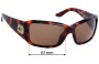 Sunglass Fix Lentilles de Remplacement pour O'Neill Laguna - 60mm Wide 