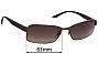 Sunglass Fix Replacement Lenses for Ray-Ban RB3272 - 61mm Wide 