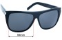 Sunglass Fix Lentilles de Remplacement pour Yves Saint Laurent SL 1 - 59mm Wide 
