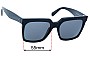 Sunglass Fix Replacement Lenses for Celine CL 4055IN - 55mm Wide 