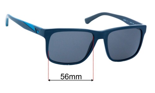 Emporio Armani EA 4071 Replacement Lenses 56mm wide 
