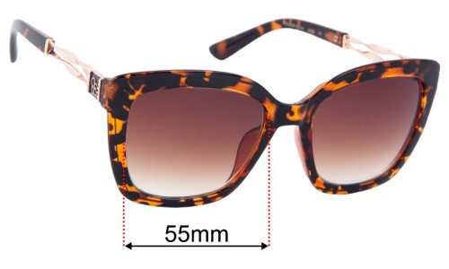 Jessica Simpson  J6203 Lentilles de Remplacement 55mm wide 