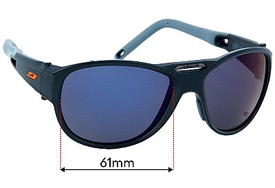 Julbo Explorer 2.0 Replacement Lenses 61mm wide 