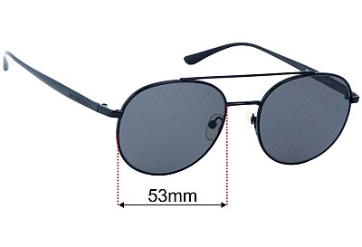Michael Kors MK1021 Lon Replacement Lenses 53mm wide 