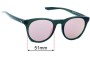 Sunglass Fix Lentilles de Remplacement pour Nike Essential Horizon - 51mm Wide 