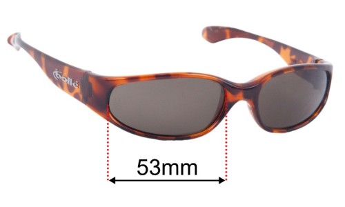 Bolle Orvet Replacement Lenses 53mm wide 
