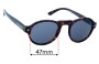 Sunglass Fix Ersatzgläser für Giorgio Armani AR 8053 - 47mm Wide 
