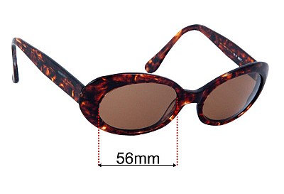 Anglo American Optical The Beat Replacement Lenses 56mm wide 