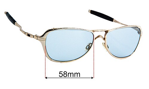 Oakley Felon Replacement Lenses 58mm wide 