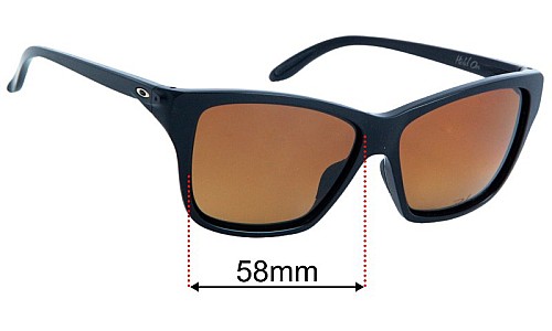 Oakley Hold On OO9298 Replacement Lenses 58mm wide 