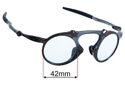 Oakley X Metal Madman OO6019 Ersatzlinsen 42mm wide 
