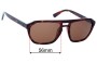 Sunglass Fix Replacement Lenses for Serengeti Bellemon - 56mm Wide 