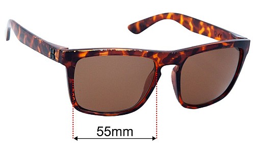 Sunglass Fix Lentilles de Remplacement pour SunGod Renegades - 55mm Wide SunGod Renegades Lentilles de Remplacement 55mm wide