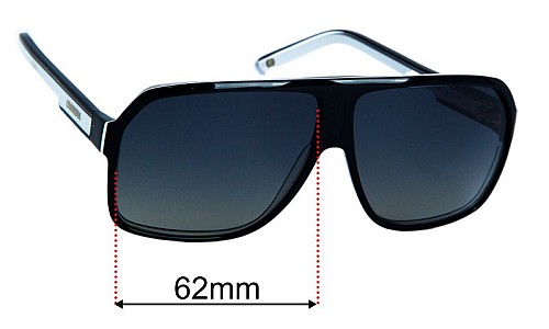 Carrera 27 Replacement Lenses 62mm wide 