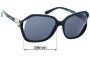 Sunglass Fix Lentes de Repuesto para Coach HC8233 - 59mm Wide 