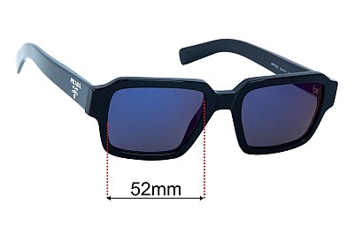 Prada SPR02Z Lentilles de Remplacement 52mm wide 