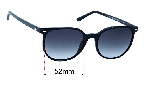 Ray Ban RB2197 Elliot Replacement Lenses 52mm wide 