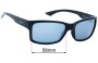 Sunglass Fix Replacement Lenses for Smith Dolen - 58mm Wide 