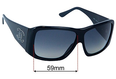Chanel 5079 Replacement Lenses 59mm wide 
