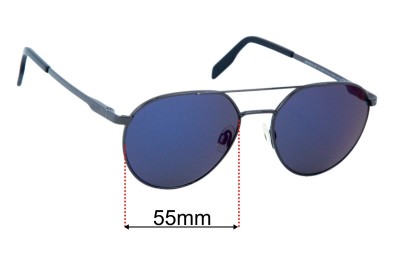 Maui Jim MJ830 Waterfront Lentilles de Remplacement 55mm wide 