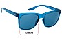 Sunglass Fix Lentes de Repuesto para Maui Jim MJ602 Pehu - 55mm Wide 