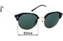 Sunglass Fix Ersatzgläser für Ray-Ban RB4429 - 55mm Wide 
