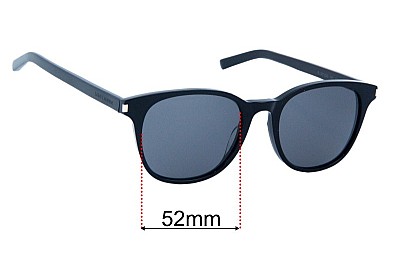 Saint Laurent  SL 527 Ersatzlinsen 52mm wide 