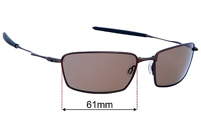 Oakley Square Whisker Ersatzlinsen 61mm wide 
