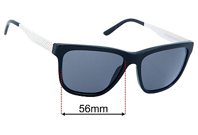 Burberry BE 4163 Replacement Lenses 56mm wide 