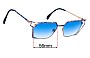 Cazal Mod 250 Replacement Lenses 56mm wide 